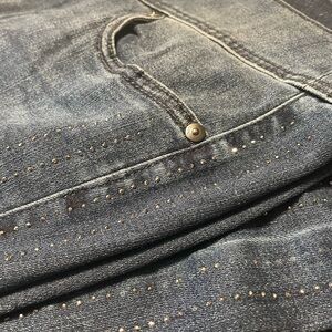 Lane Bryant Studded Blue Denim Jeans